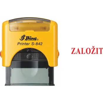 Razítko Hotové razítko Shiny CZ s textem a vybranou barvou Text razítka: ZALOŽIT