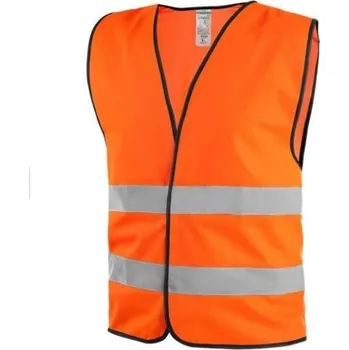 reflexní vesta Oranžová výstražná vesta - XL