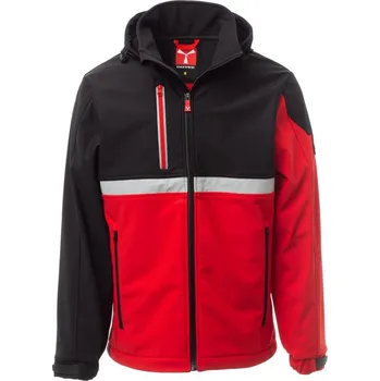 pracovní bunda Pánská pracovní bunda Payper WISE Barva: Červená/ Černá, Velikost: 5XL