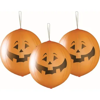 Karnevalový kostým Prémiové balónky 18" - Dýně, 3 kusy