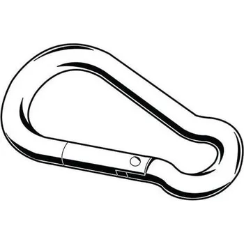 Úchytný hák (karabina) Ocel Pozinkované 6X60MM