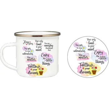 Coolkousky Set motivační plecháček s podtáckem AJ