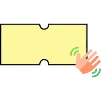 Speciální papír Etikety Cola Ply 22 x 12 Žluté pastelové snímatelné počet ks v balení 84 (cena za kus)