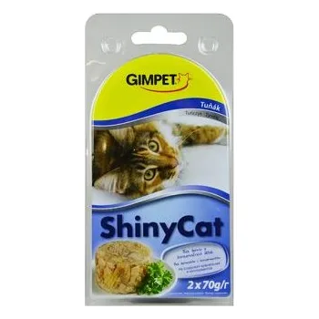 Krmivo pro kočku Gimpet kočka konz. ShinyCat tuňak 2x70g