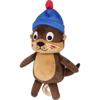 Hračka pro nejmenší lupilu® Zvířátko na šňůrce / Hrací skříňka (hudební skříňka vydra)