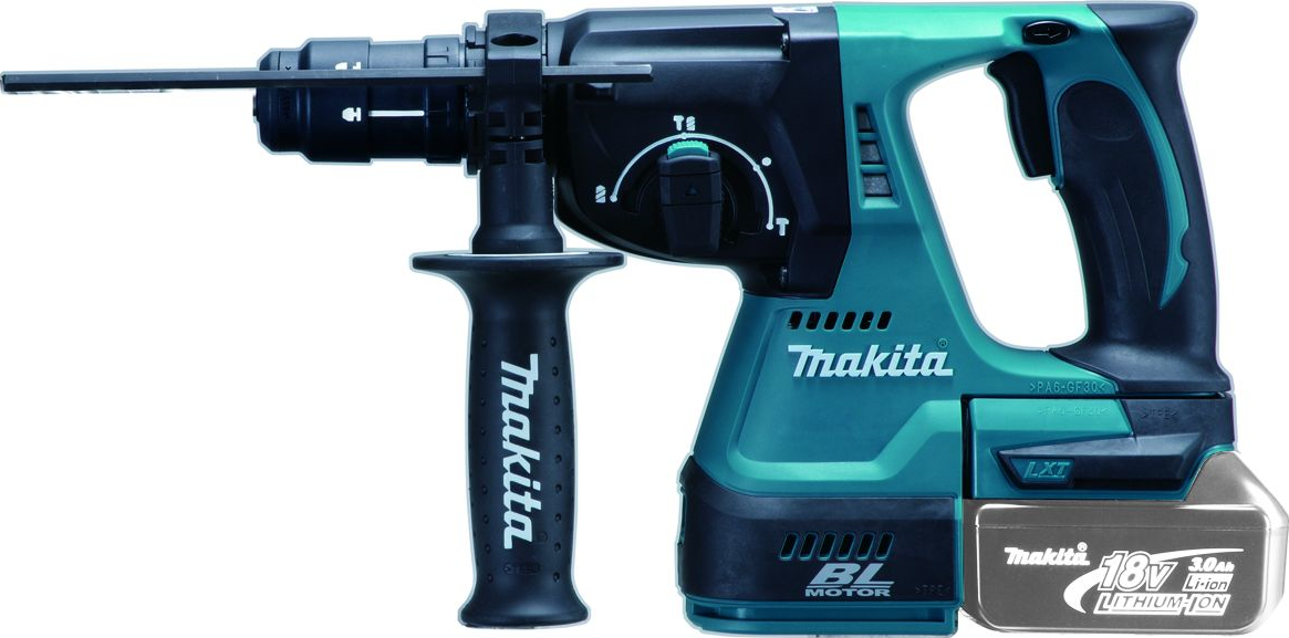 Makita DHR243Z - aku kombinované kladivo Li-ion LXT 18V,bez aku Z