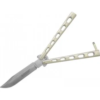 kapesní nůž Nůž motýlek Kandar 9995 stříbrný.