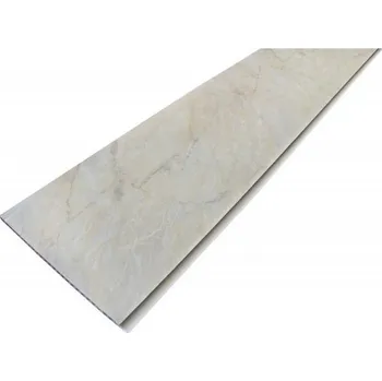 Obklad Plastový obklad vnitřní - mramor bílý - 0,8X25X270 cm