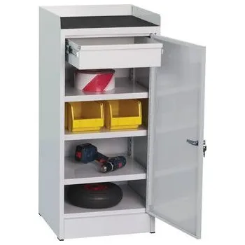 Skříňka na nářadí Kovona Dílenská skříň na nářadí, 100 x 45 x 40 cm, šedá/šedá