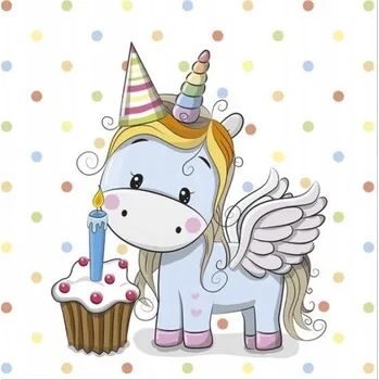 Papírový kapesník Ubrousky Daisy L - Sweetie Unicorn - SD_OG_027001