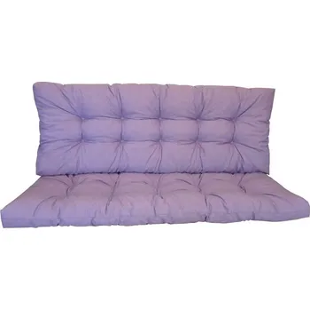 Polstr na zahradní houpačku 160 cm - látka fialový melír