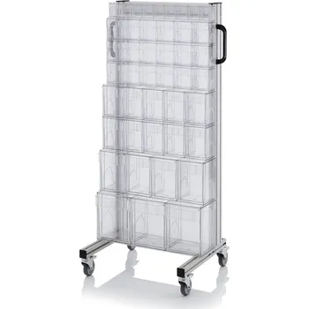 paleta Systémové přepravní podvozky pro vyklápěcí boxy 69 x 45 x 134 cm - materiál: Aluminium / Stahl / Kunststoff / MPX - SK.L.GB