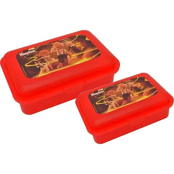 Svačinový box Sada svačinových boxů, 2 dílná, Hurvínek Muzeum červený