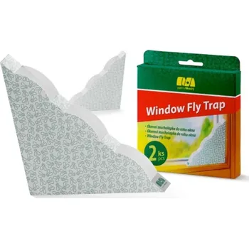 Okenní mucholapka do rohu okna 2 ks