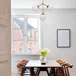 Designový lustr Faustyna 43 cm zlatý