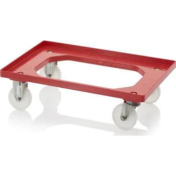 paleta Přepravní vozíky Kompakt HD s polyamidovými kolečky - Dopravní červená - Dopravní červená - RO 64.4 HD PAX BO-3020