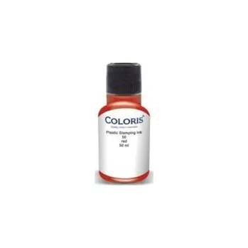 Razítko Barva COLORIS 50, 50ml, červená