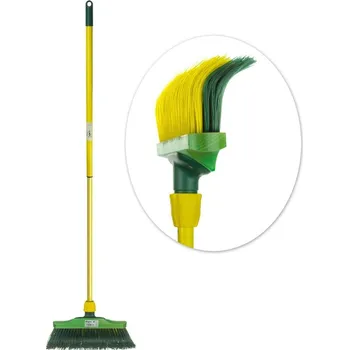 BÜMAG Koště 30 cm se zahnutými štětinami a teleskopickou rukojetí