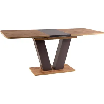 Jídelní stůl Jídelní stůl PLATON, dub wotan/hnědá