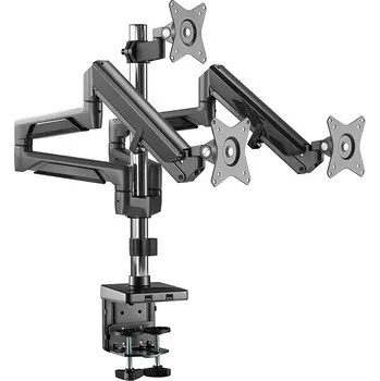 Držák monitoru AlzaErgo Arm T130B Premium USB vesmírně černý