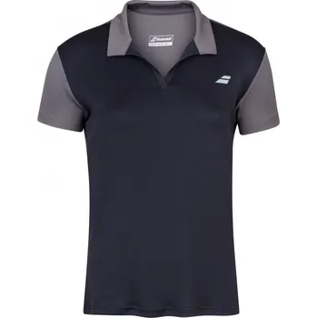 Dámské tričko Babolat Play Polo Tennis dámské tričko Black/Black 8 (XS)