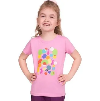 Dětské triko Alpine Pro AXISO 3 - růžová / 116/122