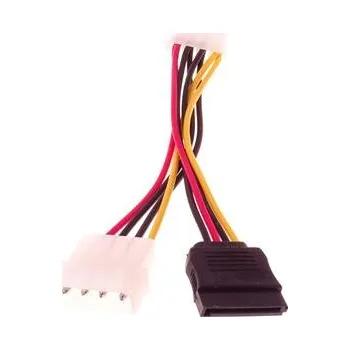 Napájecí kabel PremiumCord Napájecí kabel Y 5.25" - S-ATA + 5,25"