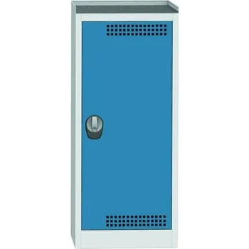 Skříň na uskladnění kapalin, 1180 x 505 x 500 mm, šedá/modrá