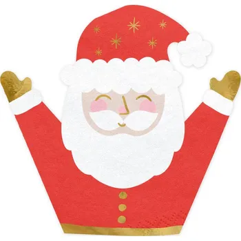 Papírový ubrousek Papírové vánoční ubrousky Santa