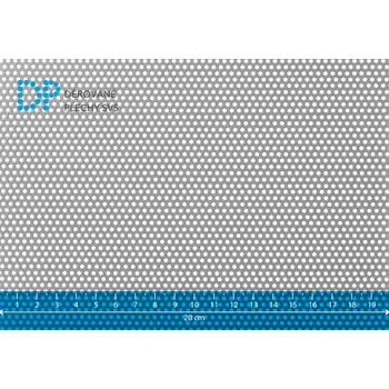 Plech Děrovaný plech Rv 2-3.5 nerez 1.4301, 2x1000x2000 mm