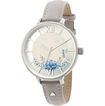 Hodinky Dámské luxusní designové hodinky SUNDAY ROSE Spirit AZURE LEATHER SUN-S17 (POŠTOVNÉ ZDARMA!! )