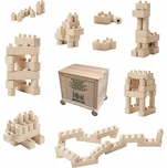 Walachia Dřevěná skládací stavebnice Construct easy box 138 dílů