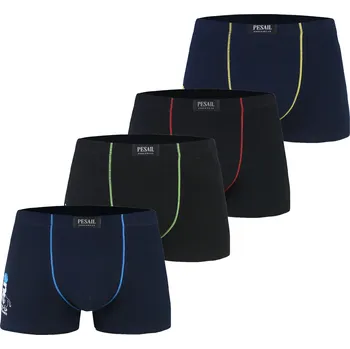 Chlapecké spodní prádlo FANNIFEN TEEN sportovní boxerky U5152 - 4ks v balení Barva: Mix, Velikost: 2XL