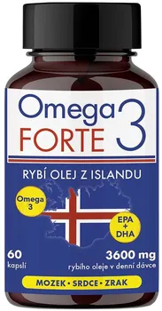 Přírodní produkt SWISS MED Pharmaceuticals Omega 3 Forte 3600 mg 60 cps.