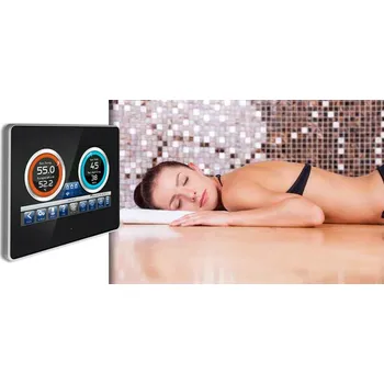 Dotykový regulátor Pego Vision Touch WEL určený pro sauny, páry a turecké lázně