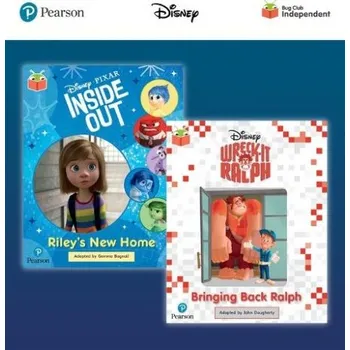 Cizí jazyk Pearson Bug Club Disney Year 2 Pack D, including Purple and White book band readers; Inside Out: Riley's New Home, Wreck-It Ralph: Bringing Back Ralph - Pathmanaban, Sumathi