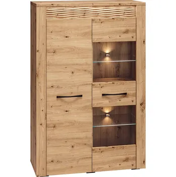 Knihovna Vitrína ARTIS 05, Dub artisan