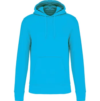 Pánská mikina KARIBAN Pánská mikina s kapucí K4027 Velikost: 5XL, Barva: tyrkysová
