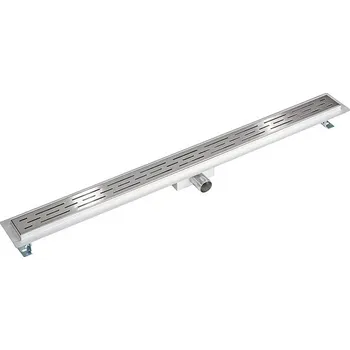tectake sprchový odtokový žlábek nerezový, 100 cm