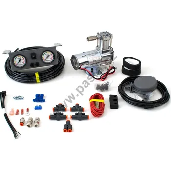 Kompresor KIT Economy - dvouokruhové ovládání a měření, bez hlídání min. tlaku