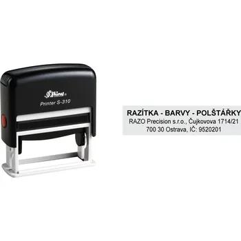 Razítko Razítko Shiny S-310 Printer Line, vlastní text 54 x 13 mm