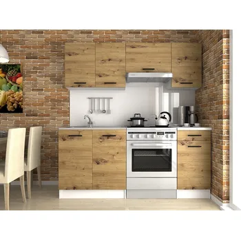 Kuchyňská linka Kuchyňská linka Luigi 180/120 dub artisan