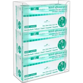 Pracovní rukavice 2P SERVIS Zásobník na rukavice R600W transparentní Plexisklo