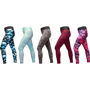 Dámské legíny Dámské vzorované legíny NOVIA Velikost: MEDIUM / 40-42, Vzor: CRAZY
