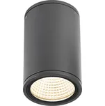Schrack Venkovní stropní svítidlo Almeria Small LED 12,5W 3000K, antracit, průměr 9cm, IP54