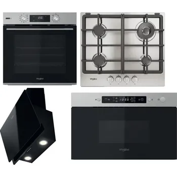 Set domácích spotřebičů WHIRLPOOL OMSK58RU1SX + WHIRLPOOL TGML 661 IX R + WHIRLPOOL WHVP 65F LM K + WHIRLPOOL MBNA910X