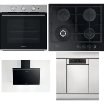 Set domácích spotřebičů WHIRLPOOL OMK38HU0X + WHIRLPOOL GOFL 629/NB1 + WHIRLPOOL AKR 62F LT K + WHIRLPOOL WSBO 3O34 PF X