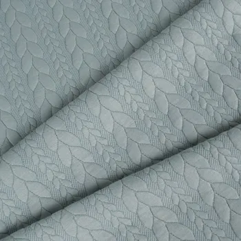 Pletenina/žakár copy šedomodrá