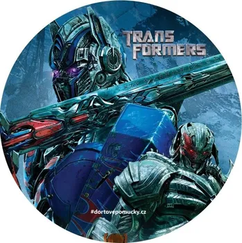 Jedlá dekorace na dort Transformers č.1 jedlý papír