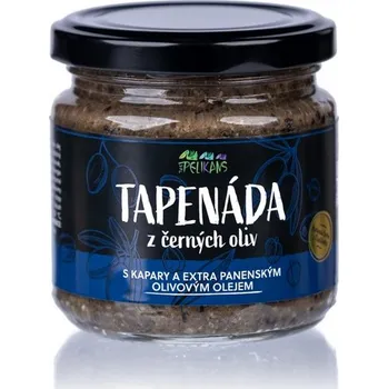 Pesto PELIKANS Tapenáda z černých oliv 170 g